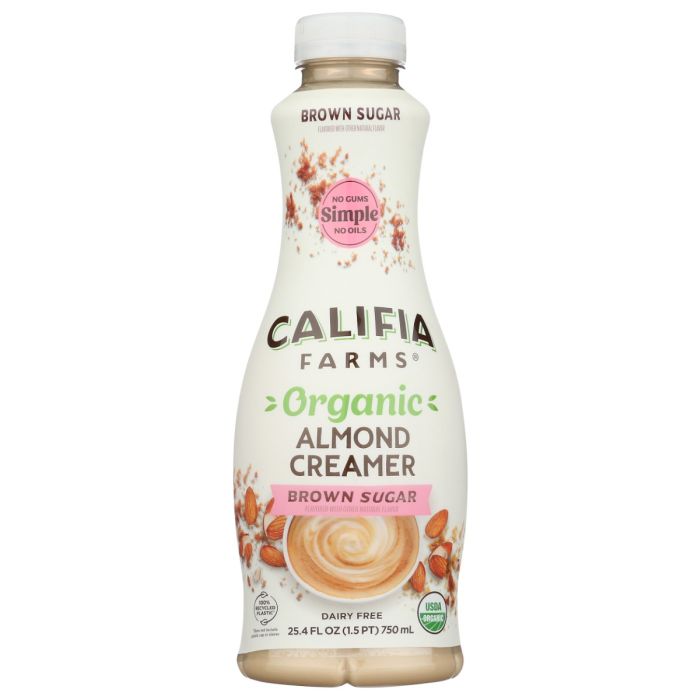 CALIFIA: Organic Almond Creamer Brown Sugar, 25.4 fo
