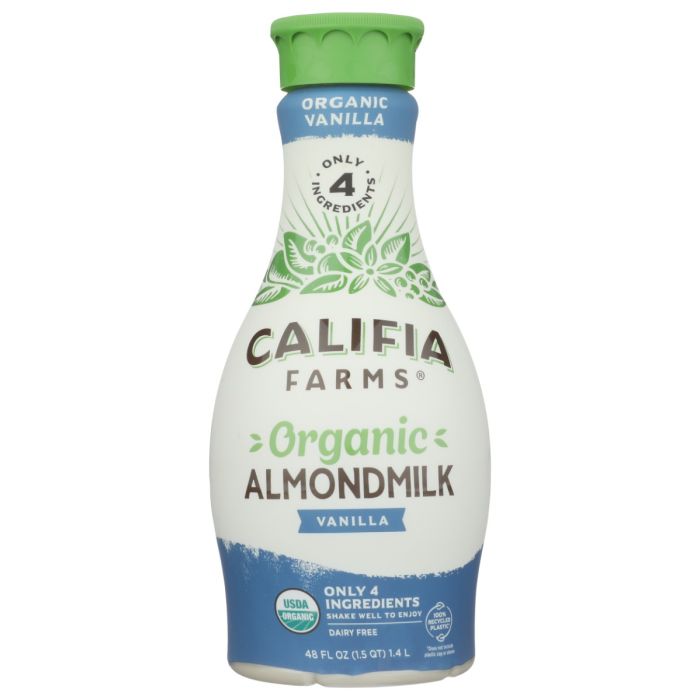 CALIFIA: Organic Almondmilk Unsweetened Vanilla, 48 fo
