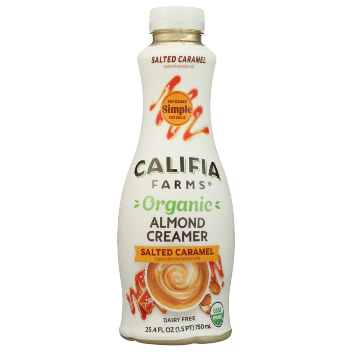 CALIFIA: Organic Salted Caramel Almond Creamer, 25.4 fo