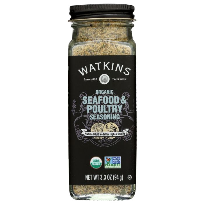WATKINS: Organic Seafood Poultry Seasoning, 3.3 oz