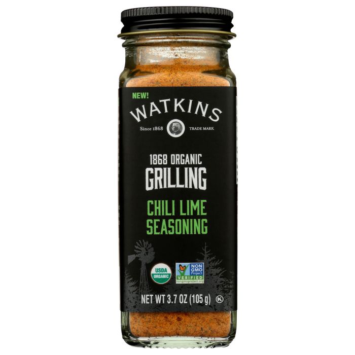 WATKINS: Organic Grilling Chili Lime Seasoning, 3.7 oz