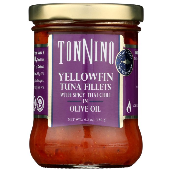 TONNINO: Tuna Fillets With Spicy Thai Chilli In Olive Oil, 6.3 oz