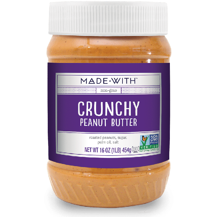 MADE WITH: Peanut Butter Crunchy, 16 oz