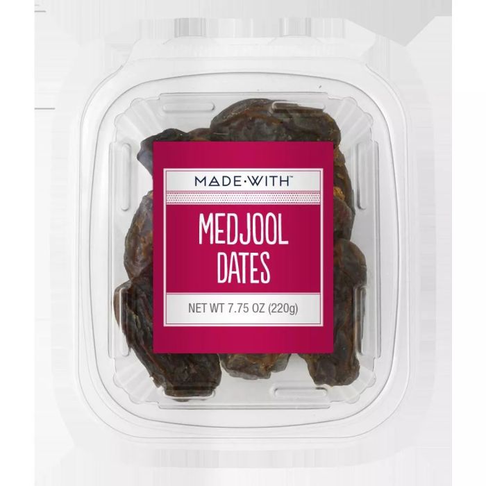 MADE WITH: Medjool Dates Tub, 7. 75 oz