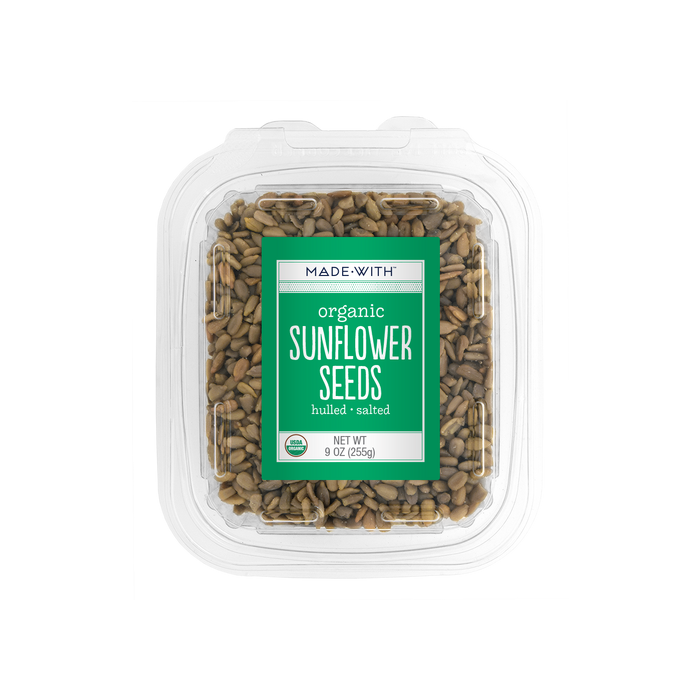 MADE WITH: Organic Salted Sunflower Seeds Tub, 9 oz