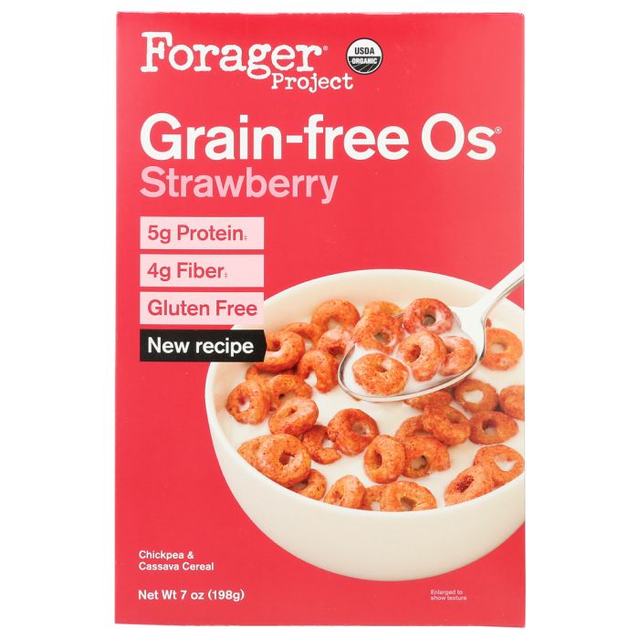 FORAGER: Strawberry Gluten Free Cereal, 7 oz