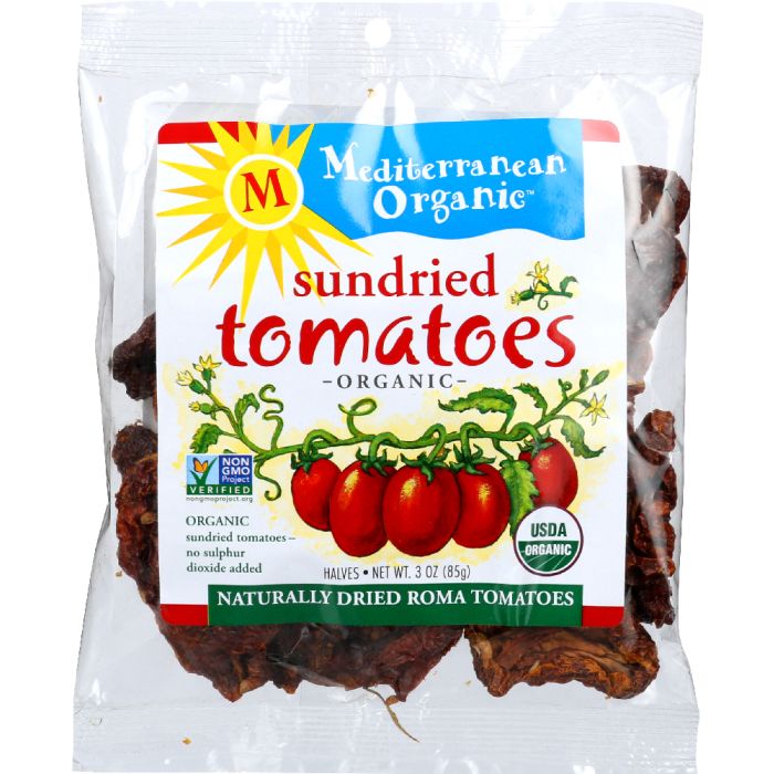 MEDITERRANEAN ORGANICS: Tomato Sundried Bag Organic, 3 oz