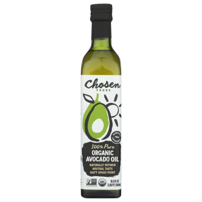 CHOSEN FOODS: Organic Avocado Oil, 16.9 fo