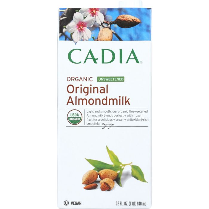 CADIA: Organic Original Unsweetened Almondmilk, 32 fo