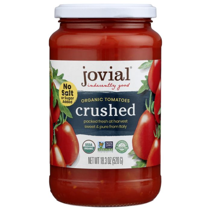 JOVIAL: Organic Crushed Tomatoes, 18.3 Oz