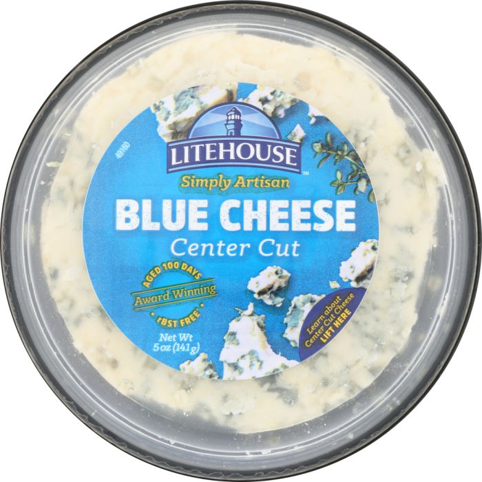 LITEHOUSE: Simply Artisan Blue Cheese Center Cut, 5 oz