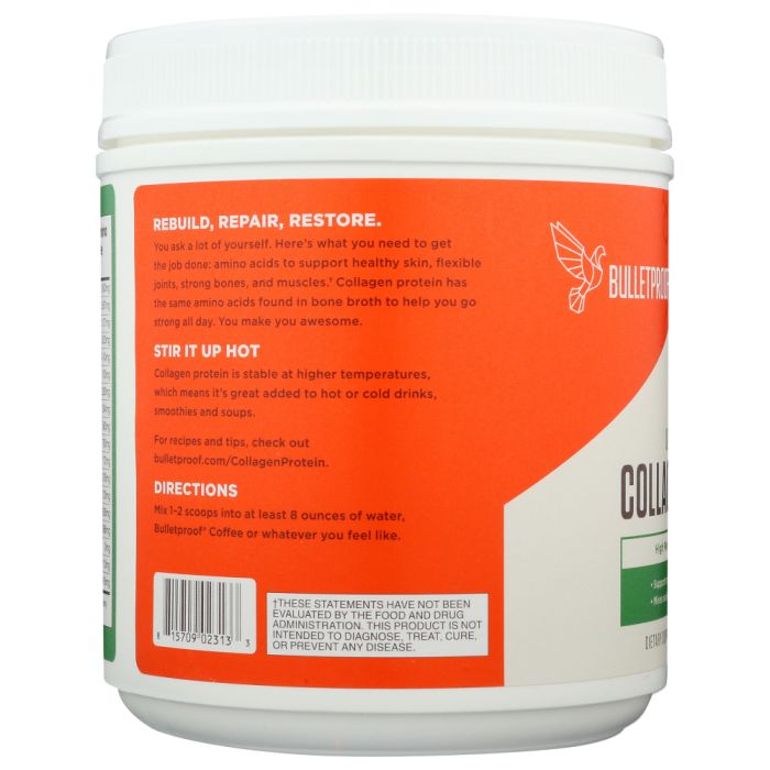 BULLETPROOF: Collagen Protein Powder, 17.6 oz