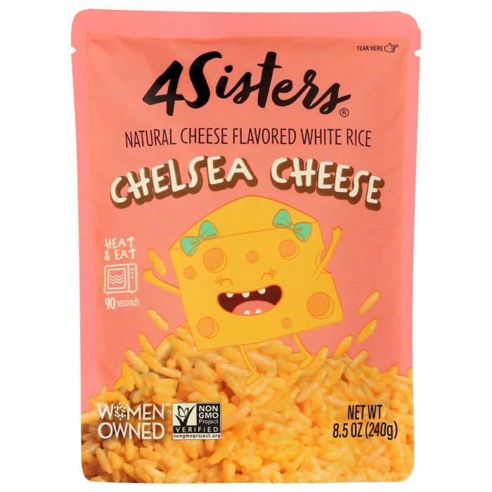 4SISTERS: Chelsea Cheese Flavored White Rice, 8.5 oz