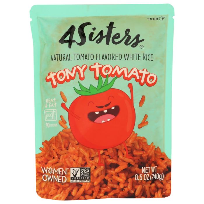 4SISTERS: Tony Tomato Flavored White Rice, 8.5 oz