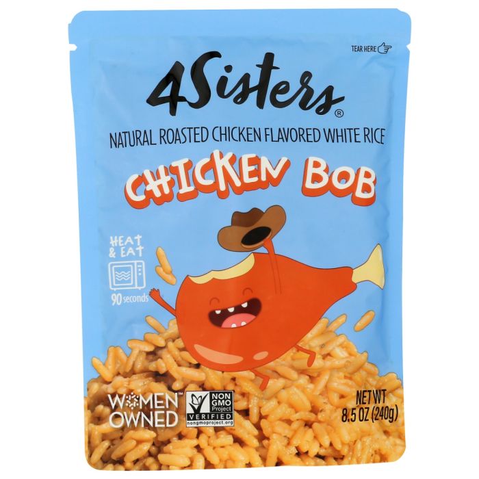4SISTERS: Chicken Bob Flavored White Rice, 8.5 oz
