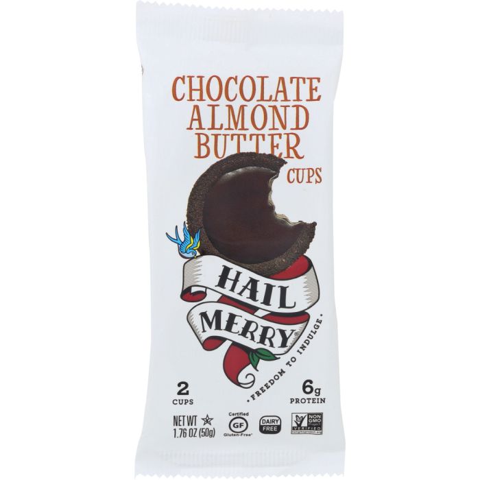 HAIL MERRY: Chocolate Almond Butter Mini Tarts, 1.76 oz