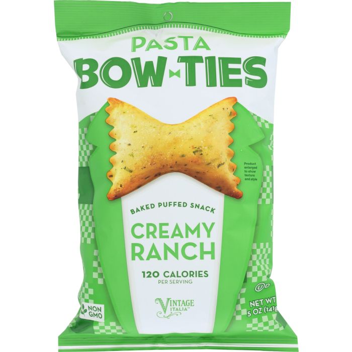 VINTAGE: Chip Pasta Creamy Ranch Bow Ties, 5 oz