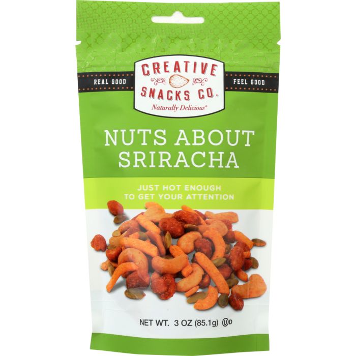 CREATIVE SNACK: Nuts About Sriracha Ggb, 3 oz