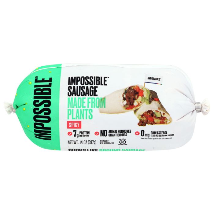 IMPOSSIBLE FOODS: Impossible Sausage Made From Plants Spicy, 14 oz