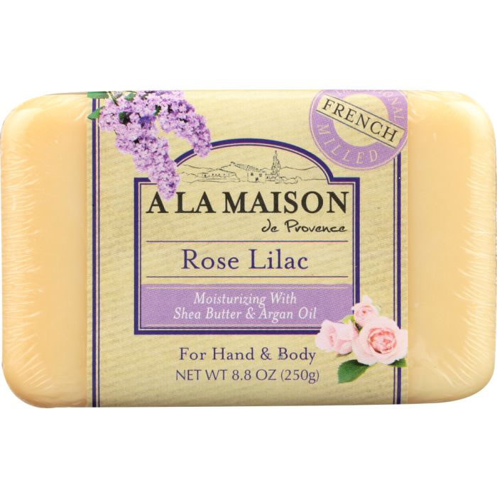 A LA MAISON: Rose Lilac Bar Soap, 8.8 oz