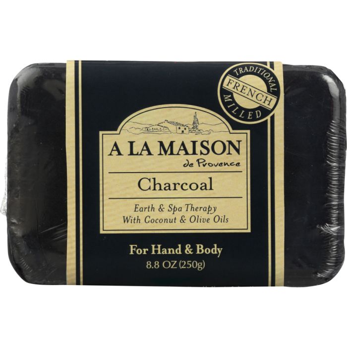 A LA MAISON: Soap Bar Earth Spa Charcoal, 8.8 oz