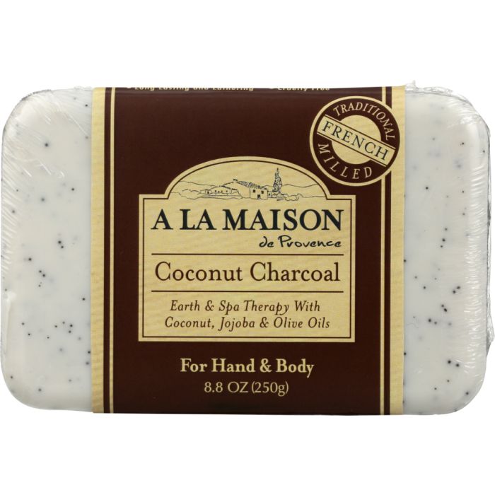 A LA MAISON: Soap Bar Earth Spa Coconut Charcoal, 8.8 oz