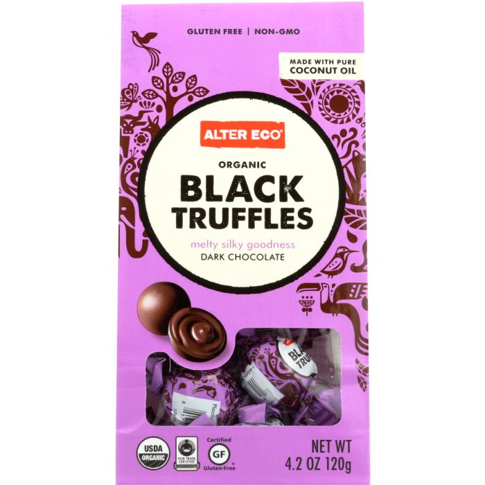 ALTER ECO: Organic Black Truffles Dark Chocolate, 4.2 oz