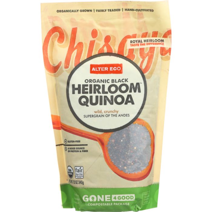 ALTER ECO: Black Quinoa Heirloom, 12 oz