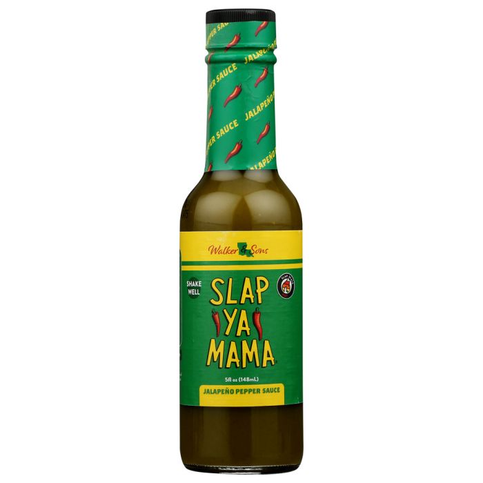 SLAP YA MAMA: Sauce Green Jalapeno Pepper, 5 fo