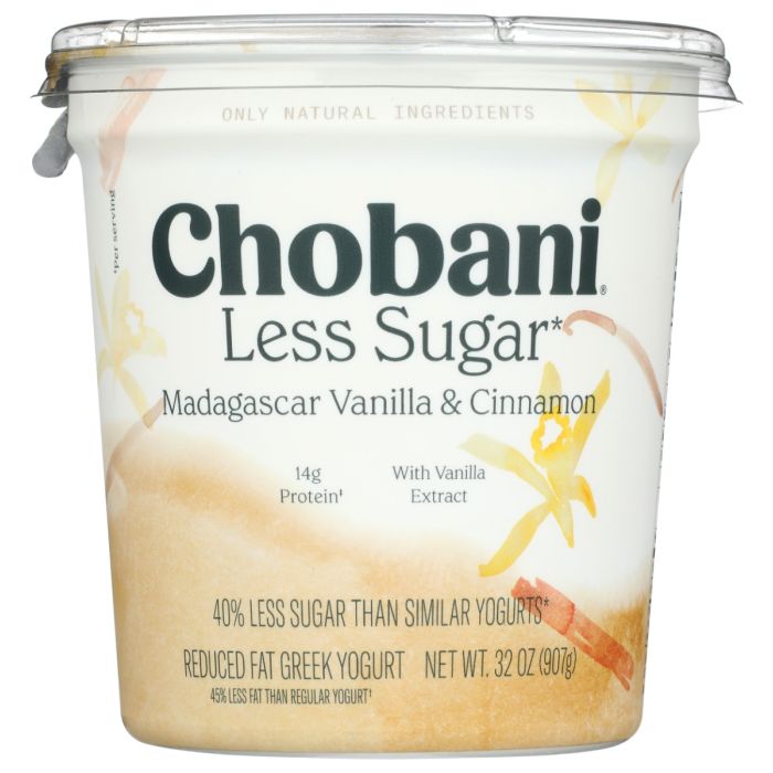 CHOBANI: Madagascar Vanilla Cinnamon Yogurt, 32 oz