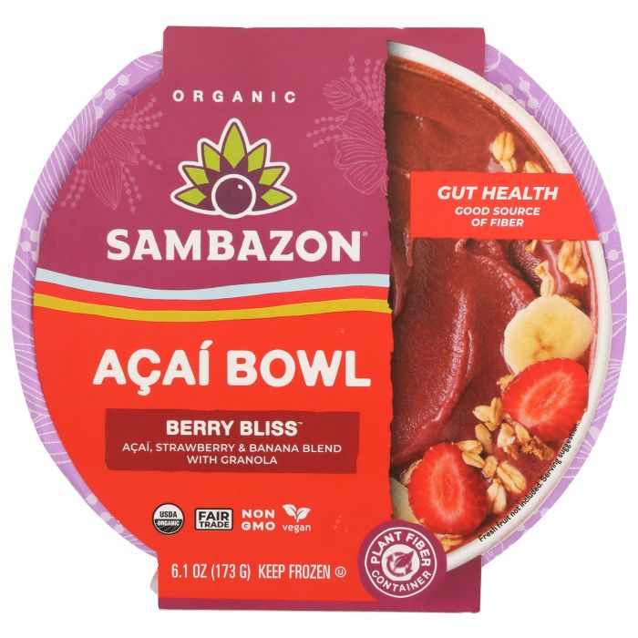 SAMBAZON: Berry Bliss Acai Bowl, 6.1 oz