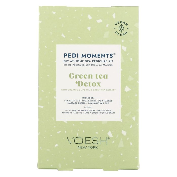 VOESH: Pedi Moments Green Tea Detox Pedicure Kit, 4.16 oz