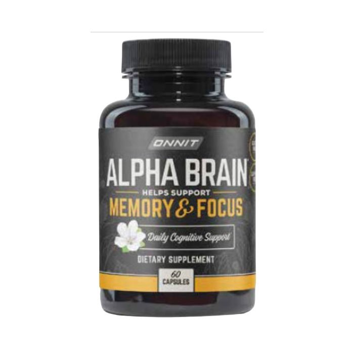 ONNIT: Alpha Brain Memory & Focus Dietary Supplement, 60 cp