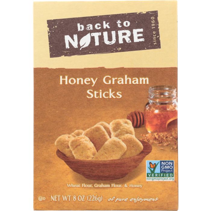 BACK TO NATURE: Honey Graham Sticks, 8 oz