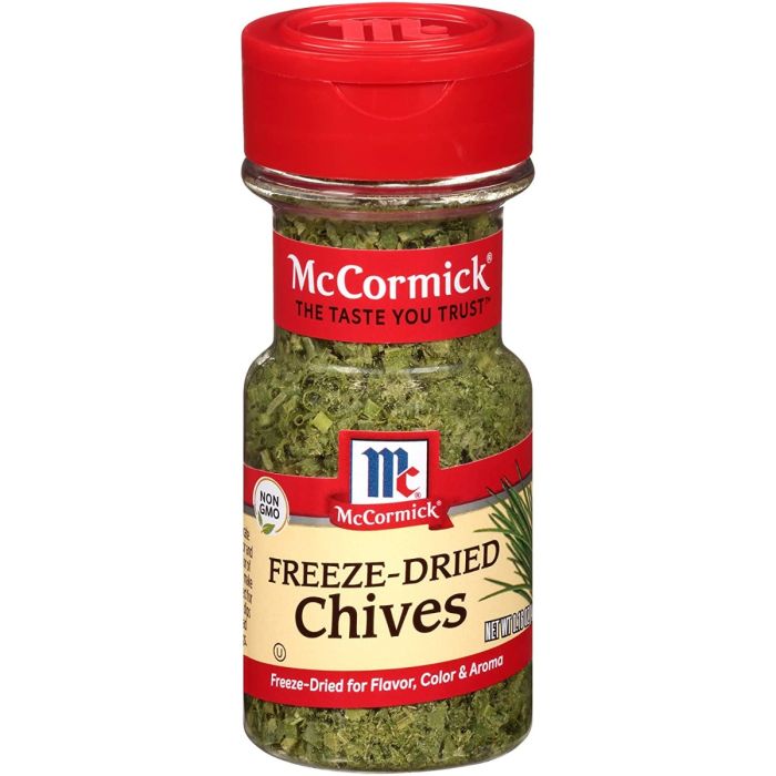 MC CORMICK: Spice Chives Freeze Dried, 0.16 oz