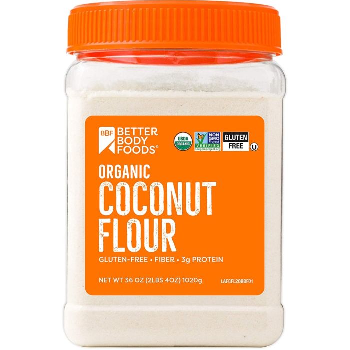 BETTERBODY: Flour Coconut Org, 2.25 lb