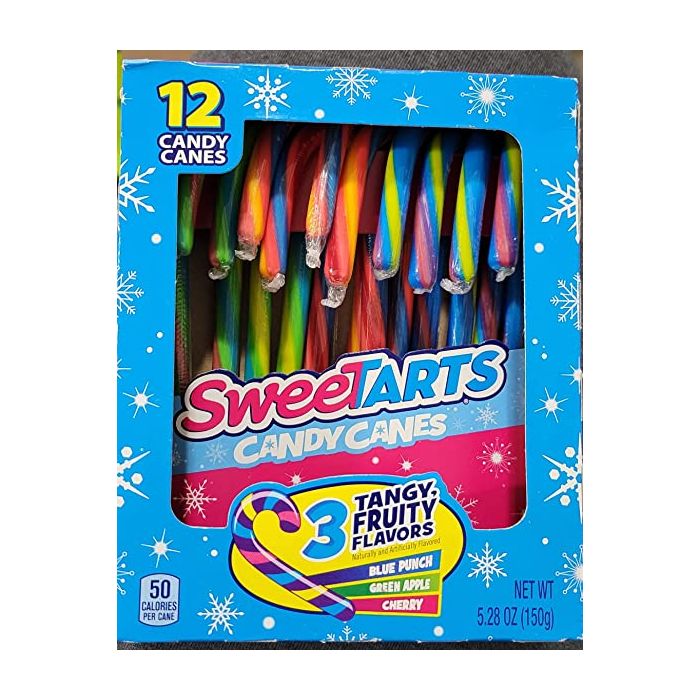 SWEETARTS: Candy Canes Sweetart 12Ct, 5.28 oz