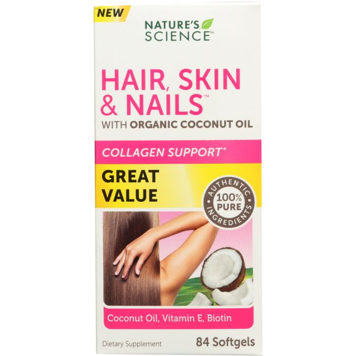 NATURES SCIENCE: Vitamin Hair Skin Nail, 84 cp