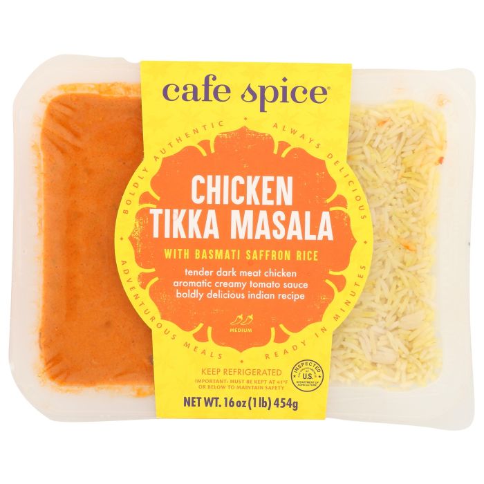 CAFE SPICE: Chicken Tikka Masala Saffron Rice, 16 oz