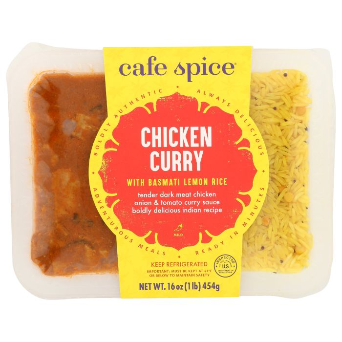 CAFE SPICE: Chicken Curry with Lemon Rice, 16 oz