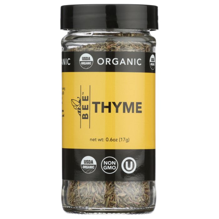 BEE SPICES: Organic Thyme, 0.6 oz