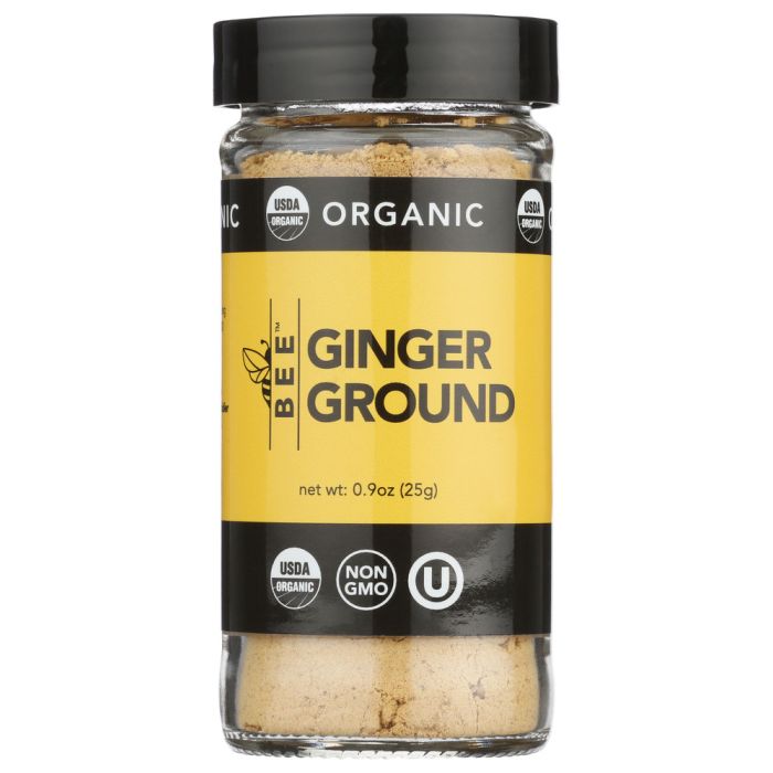 BEE SPICES: Organic Ginger Ground, 0.9 oz