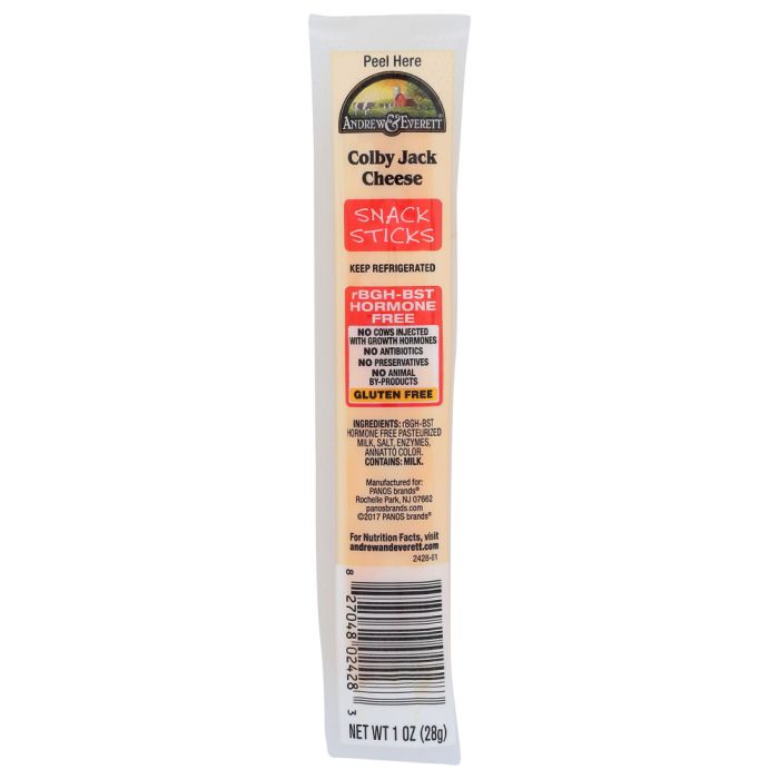 ANDREW & EVERETT: Colby Jack Cheese Stick, 1 oz