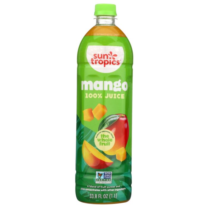 SUN TROPICS: Mango Juice, 33.8 fo