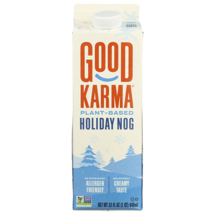 GOOD KARMA: Holiday Nog Flaxmilk, 32 oz