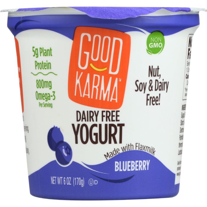 GOOD KARMA: Dairy Free Blueberry Yogurt, 6 oz