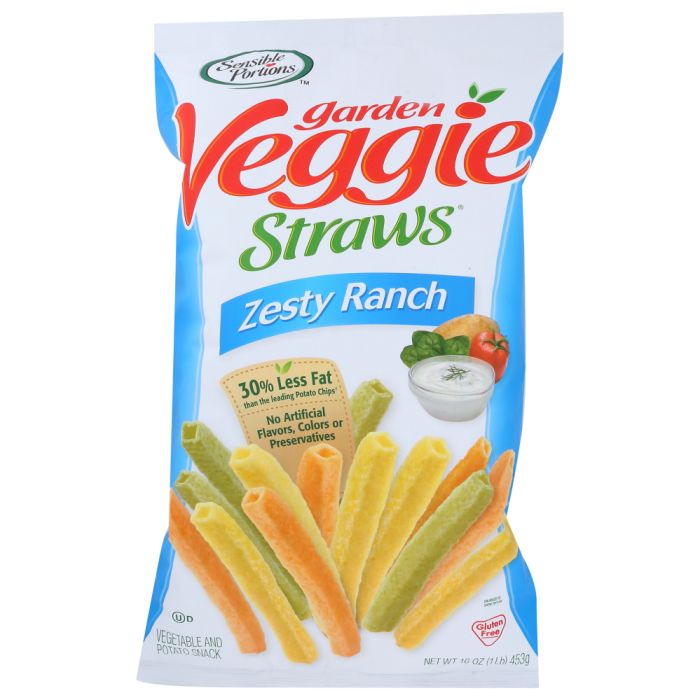 SENSIBLE PORTIONS: Straw Veggie Ranch, 16 oz