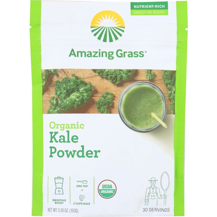 AMAZING GRASS: Kale Powder 30Serv Org, 5.29 oz