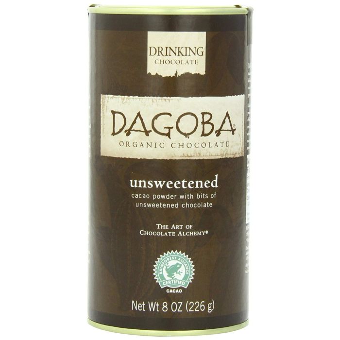 DAGOBA ORGANIC CHOC: Chocolate Powder Hot Unsweetened, 8 oz