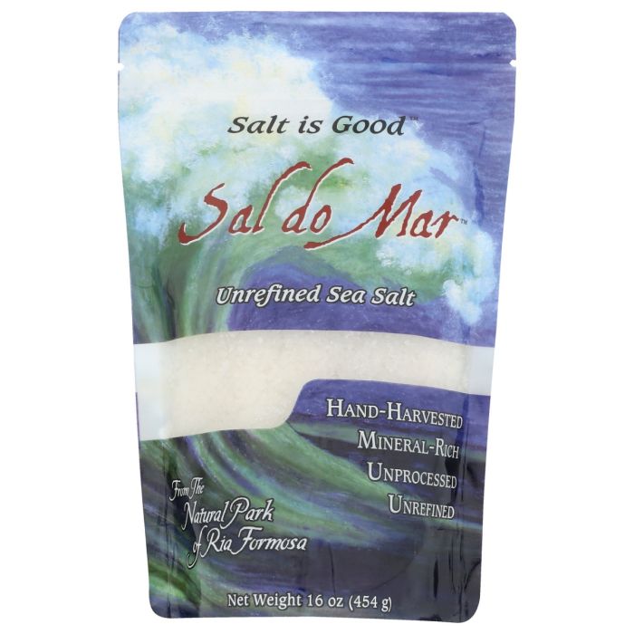 MATE FACTOR: Sal Do Mar Unrefined Sea Salt, 1 lb